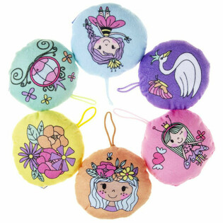 Peluche Princesses - Diamètre : 10 cm (48 pièces)