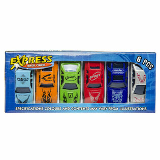 Set de 6 Petites Voitures en Boîte Cadeau