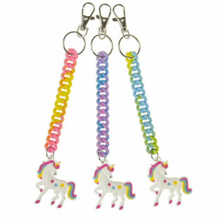 PORTE-CLÉS SPIRALE LICORNE (24 pcs)