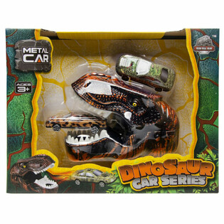 LANCEUR DE VOITURE DINOSAURE - BOÎTE CADEAU DE LUXE (2 PIÈCES)