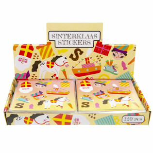 Autocollants Fun Sinterklaas - Modèle : Saint-Nicolas (120 pcs)