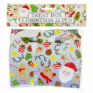 Boîtes de Noël pour Friandises (12 Pièces)