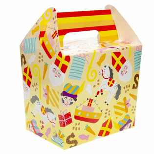 Boîte Repas SINTERKLAAS / Boîte à Friandises 14x10x17 cm (12 pcs)