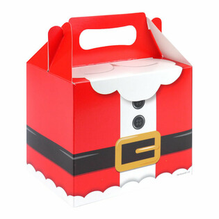 Boîte Menu - Noël Père Noël - 14 x 9,5 x 18 cm (12 pcs)
