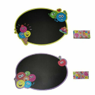 Tableau Noir Smiley avec Craies (Display 24 pièces)