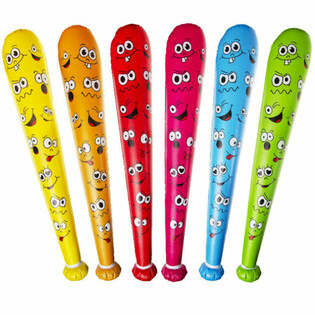 Batte Gonflable Smiley Géante - 85cm