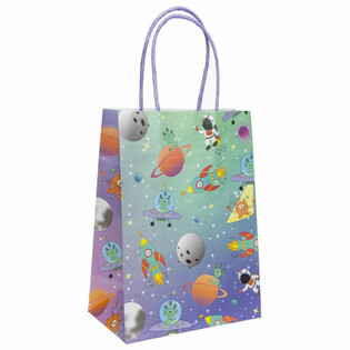 Sacs Cadeaux en Papier Espace - 12 Pièces