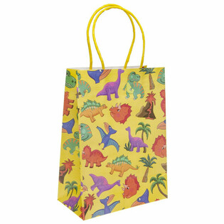 Sacs Cadeaux en Papier Dinosaure (12 Pièces)