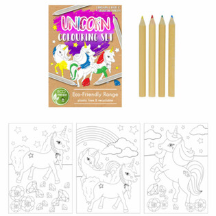 Kit de Dessin Licorne ÉCO-RESPONSABLE (25 pièces)