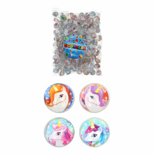 Mélange de Balles Rebondissantes Licorne Ø3,3 cm (100 pièces)