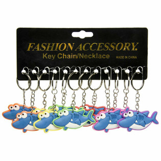 Porte-clés Requin - Couleurs Variées (48 pcs.)