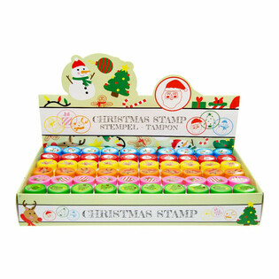 Tampons de Noël en présentoir (60 pièces)