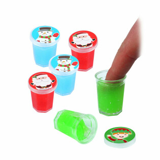 Noël - Petits Pots de Slime (6 pcs)