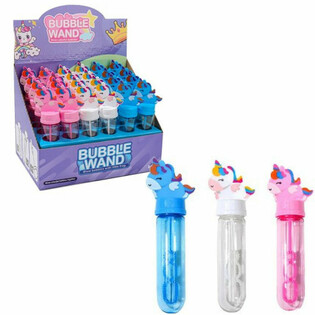 Pr&eacute;sentoir Bulles de Savon Licorne (24 pcs)