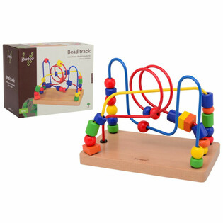 Jouéco - Circuit de Billes en Bois - Dès 12 Mois (1 pc)