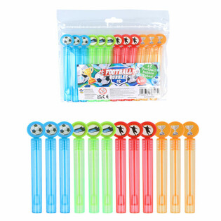 Bâtons de Bulles de Savon Joueurs de Foot Colorés