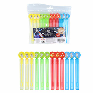 Bâtons de Bulles de Savon Espace (12 Pièces)