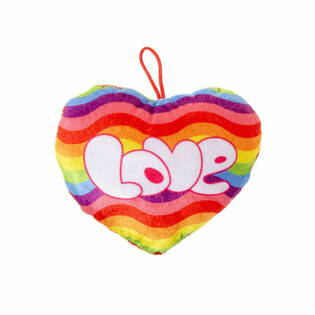 Cœur d'Amour Arc-en-Ciel en Peluche (24 pcs)