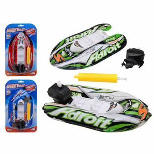 Bateau pneumatique gonflable avec moteur &agrave; remontoir - 6 pi&egrave;ces