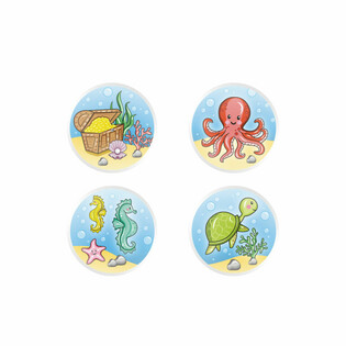 MIX SEA LIFE / ANIMAUX DE LA MER - BALLES REBONDISSANTES Ø3.3 cm (100 pcs)
