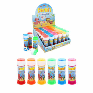 Bulles de Savon Animaux Marins – Sea Life - 50ml en Présentoir (36 pcs)