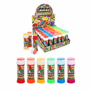 Bulles de Savon Brickz / Briques 50ml - Présentoir (36 pcs)