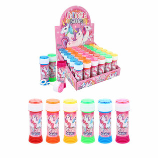 BULLES DE SAVON - LICORNE - 50ML EN PRÉSENTOIR (36 pcs.)