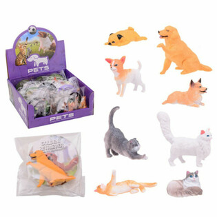 ANIMAL WORLD - FIGURINES ANIMAUX DOMESTIQUES EN PR&Eacute;SENTOIR (36 pcs)