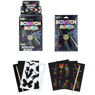 CARTES À GRATTER MAGIQUES EN PRÉSENTOIR (24 pcs)