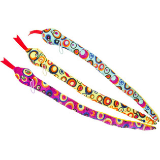 Serpent en peluche - 52 cm de long - Couleurs mixtes (24 pi&egrave;ces)