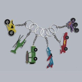 PORTE-CLÉS - MIX VÉHICULES (48 pcs)