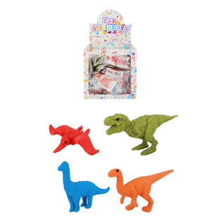 GOMMES - MODÈLE : MIX DINOSAURES - EN PRÉSENTOIR (80 pcs.)