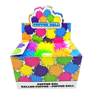 BALLE À PICOTS GÉANTE - 15CM - PRÉSENTOIR (12 pcs)