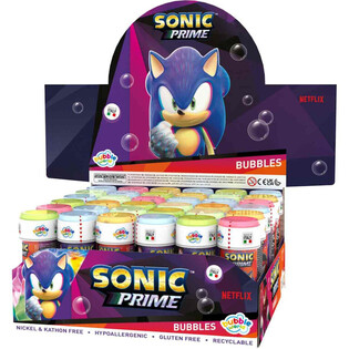 Bulles de Savon SONIC - 60ml - Présentoir (36 pcs)