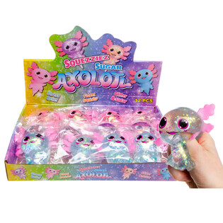 SQUEEZE AXOLOTL EN PRÉSENTOIR (12 pièces)