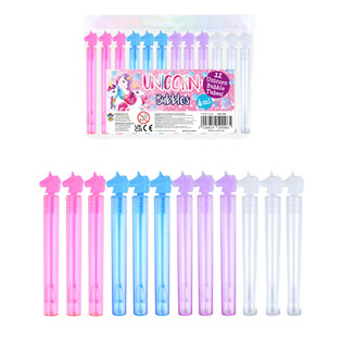 Mini-baguettes à bulles Licorne (1 pack de 12 pièces)