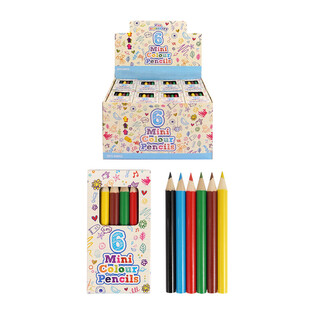 Set de 6 Crayons de Couleur en Présentoir (96 pcs)