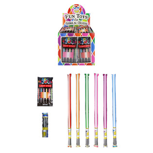 Bâton auto-gonflant (64x3cm) en présentoir (48 pcs)