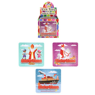 PUZZLE - SAINT-NICOLAS - 13 x 12 CM. EN PRÉSENTOIR (108 pcs)