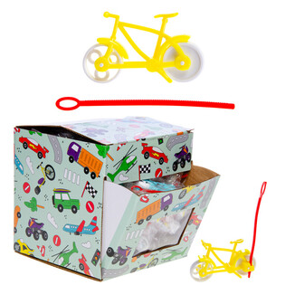 VÉLO À FICELLE - EN PRÉSENTOIR (56 pcs)