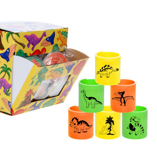 Spirales Dinosaures en Présentoir (60 pièces)
