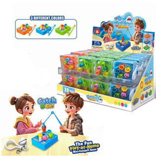 JEU DE P&Ecirc;CHE &Agrave; REMONTOIR - EN PR&Eacute;SENTOIR (32 pcs.)