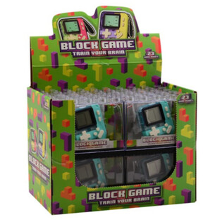 CONSOLE DE JEU BLOCK - COULEURS MIXTES - EN PRÉSENTOIR (12 pcs)