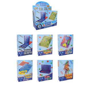 JEUX DE VOYAGE CLASSIQUES - EN PRÉSENTOIR (6 pcs)