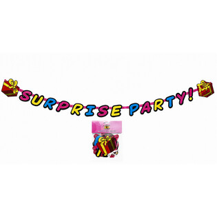 GUIRLANDE SURPRISE PARTY - LONGUEUR : 180 CM (6 pcs)