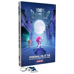 STUDIO 100 - 100% LOUP LIVRE DE LECTURE - CARTONNÉ AVEC PORTE-CLÉS OFFERT (20 pcs)