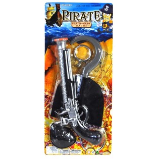 PANOPLIE DE PIRATE SUR CARTE MODÈLE 4 (6 pcs)