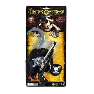Panoplie de Pirate sur Carte - Modèle 2 (6 pcs)