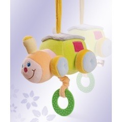Boîte à Musique Peluche Train Baby Bow