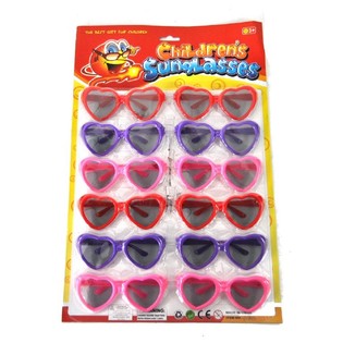 LUNETTES CŒUR POUR ENFANTS (12 pcs)